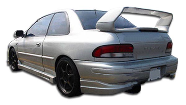 1993 Subaru Impreza 2DR - Fiberglass+ Rear Lip/Add On Bodykit - 1993-2001 Subaru Impreza 2 / 4DR Duraflex C-1 Rear Add On Bumper Extensions - 2 Piece