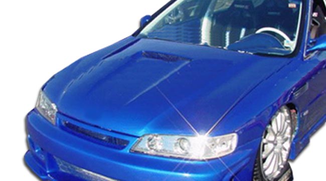 1994 Honda Accord ALL - Fiberglass+ Hood Bodykit - 1994-1997 Honda Accord Duraflex Spyder 2 Hood - 1 Piece