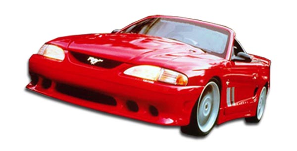 Polyurethane Bodykit Bodykit for 1996 Ford Mustang ALL - 1994-1998 Ford Mustang Polyurethane Colt Body Kit - 4 Piece - Includes Colt Front Bumper Cove
