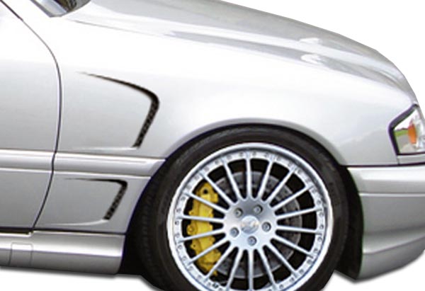 2000 Mercedes C Class ALL - Fiberglass+ Fender Bodykit - Mercedes C Class W202 Duraflex LR-S Fenders - 2 Piece