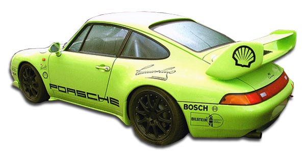 1995-1998 Porsche 911 Carrera 993 C2 C4 Targa Duraflex Club Sport Side Skirts Rocker Panels - 2 Piece (Overstock)