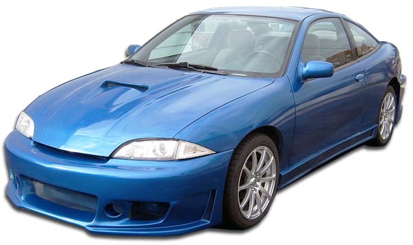 2000-2002 Chevrolet Cavalier Duraflex B-2 Body Kit - 4 Piece - Includes B-2 Front Bumper Cover (105528) B-2 Side Skirts Rocker Panels (101510) B-2 Rear Bumper Cover (101515)