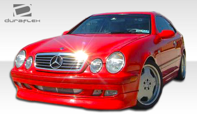 2002 Mercedes CLK ALL - Fiberglass+ Front Lip/Add On Bodykit - Mercedes CLK W208 Duraflex R-1 Front Lip Under Spoiler Air Dam - 1 Piece