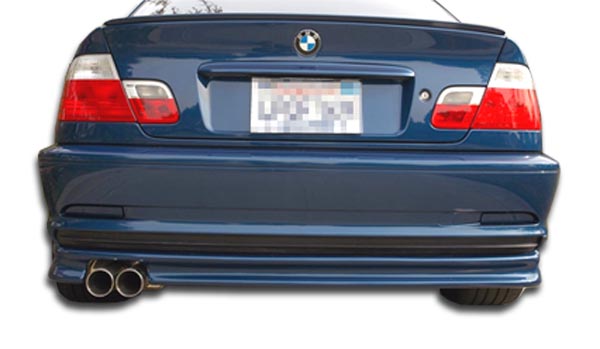 Fiberglass+ Rear Lip/Add On Body Kit for 2000 BMW 3 Series 2DR  - 2000-2003 BMW 3 Series E46 2DR Duraflex Type H Rear Lip Under Spoiler Air Dam - 1 Piece (Overstock)