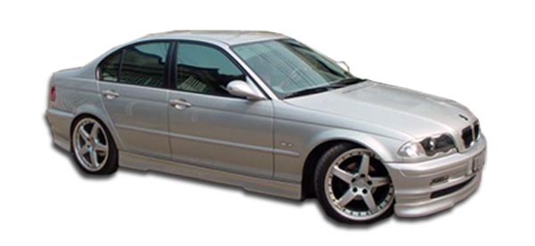 Fiberglass+ Sideskirts Body Kit for 1999 BMW 3 Series   - 1999-2006 BMW 3 Series E46 Duraflex Type H Side Skirts Rocker Panels - 2 Piece (Overstock)