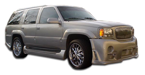 1999-2001 Cadillac Escalade 1999-2000 GMC Denali Duraflex Platinum Side Skirts Rocker Panels - 2 Piece (Overstock)