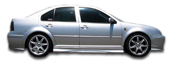 1999-2004 Volkswagen Jetta Duraflex Type E Wide Body Side Skirts Rocker Panels - 2 Piece (Overstock)