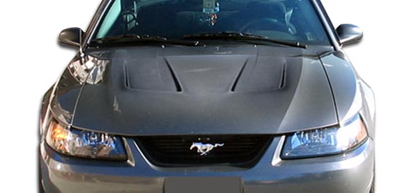 1999 Ford Mustang ALL - Fiberglass+ Hood Bodykit - 1999-2004 Ford Mustang Duraflex Colt Hood - 1 Piece