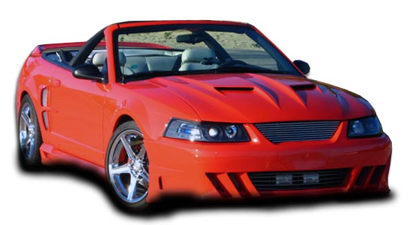 Polyurethane Bodykit Bodykit for 2004 Ford Mustang ALL - 1999-2004 Ford Mustang Couture Demon Body Kit - 4 Piece - Includes Demon Front Bumper Cover -