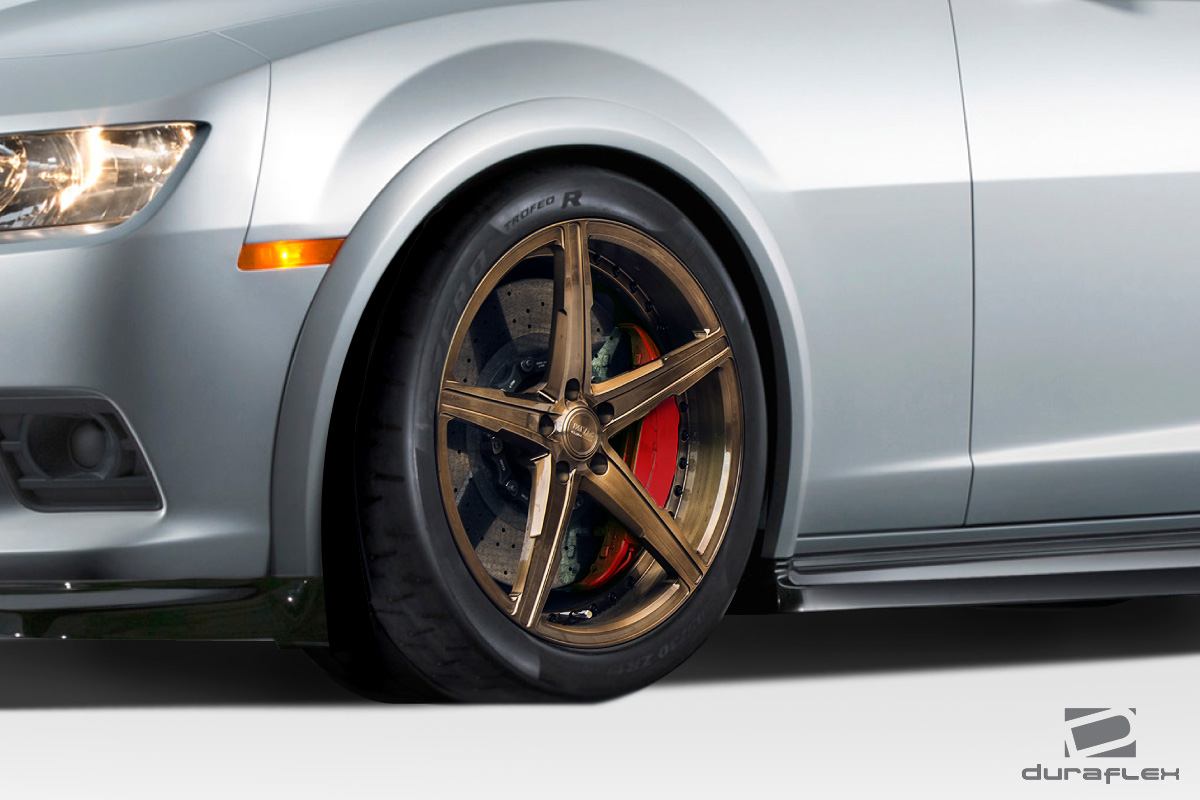 20102015 Chevrolet Camaro Duraflex Z28 Look Front Fender Flares2PC