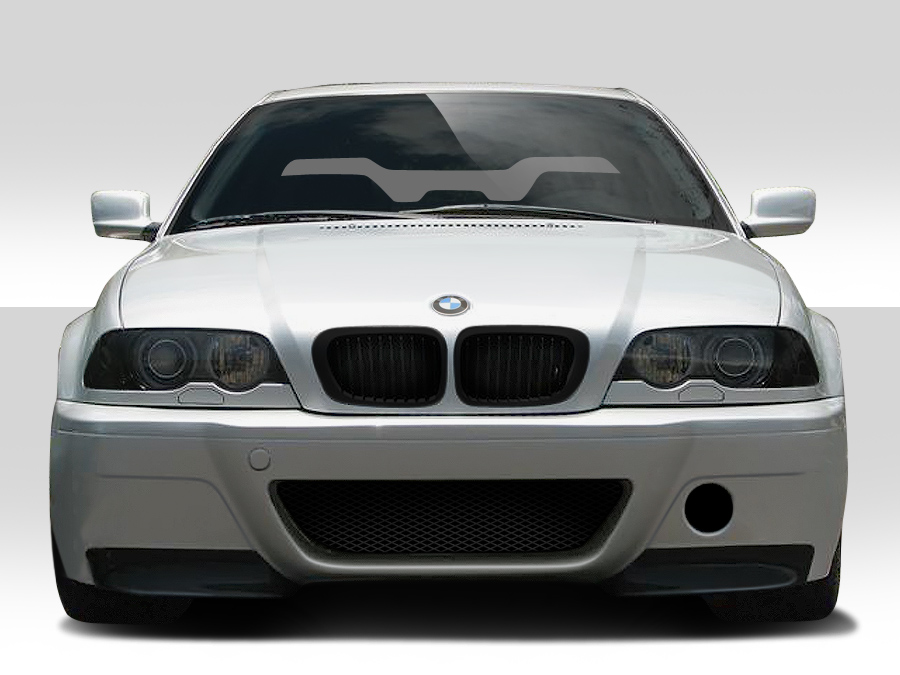 2006 BMW 3 Series 2DR - Fiberglass+ Front Bumper Body Kit  - BMW 3 Series E46 2DR Duraflex CSL Look Front Bumper Cover - 1 Piece