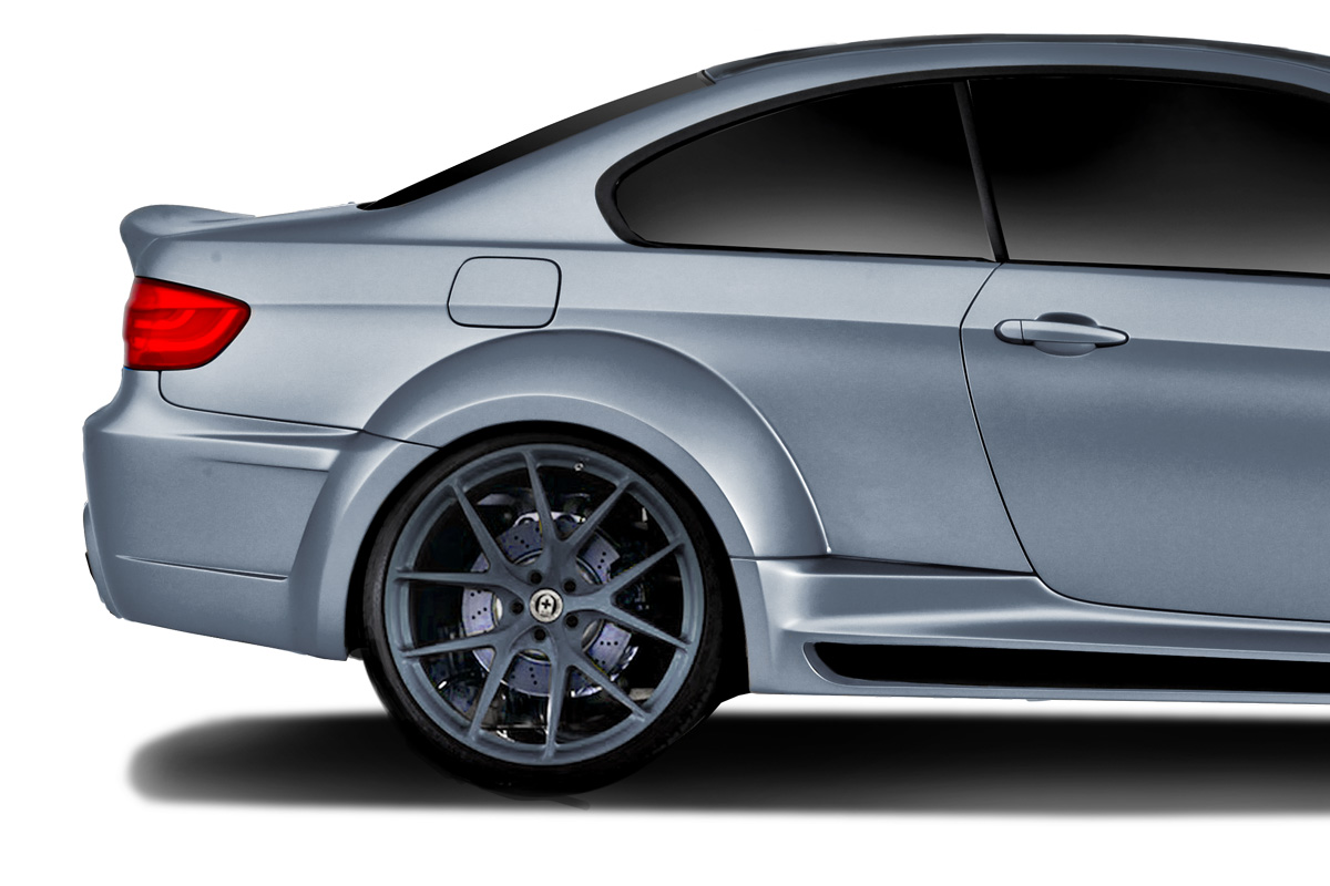 2013 BMW M3  - Fiberglass+ Fender Flare Body Kit  - BMW M3 E92 2DR Coupe AF-5 Wide Body Rear Fender Flares ( GFK ) - 2 Piece