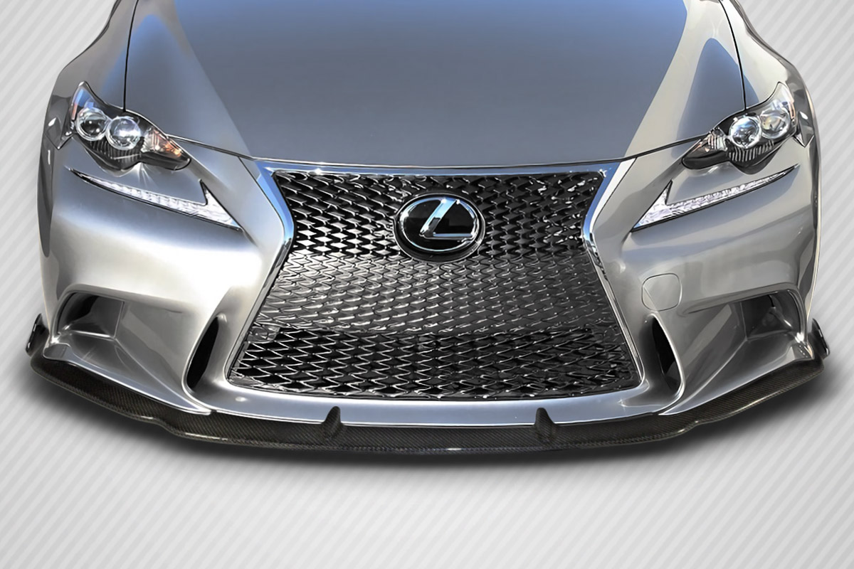 Carbon Fiber Fibre Front Lip/Add On Body Kit for 2014 Lexus IS Lexus