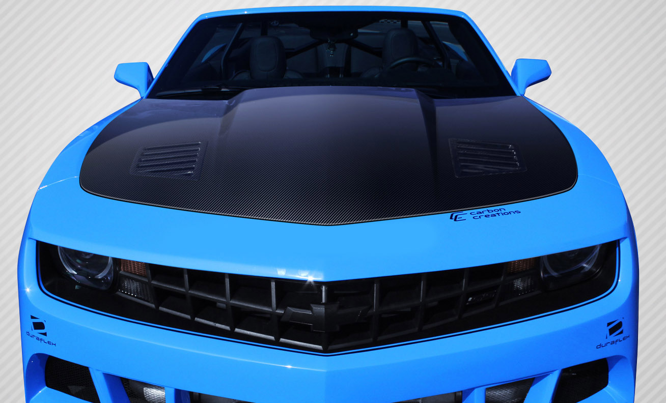 Carbon Fiber Fibre Hood Body Kit for 2011 Chevrolet Camaro - Chevrolet