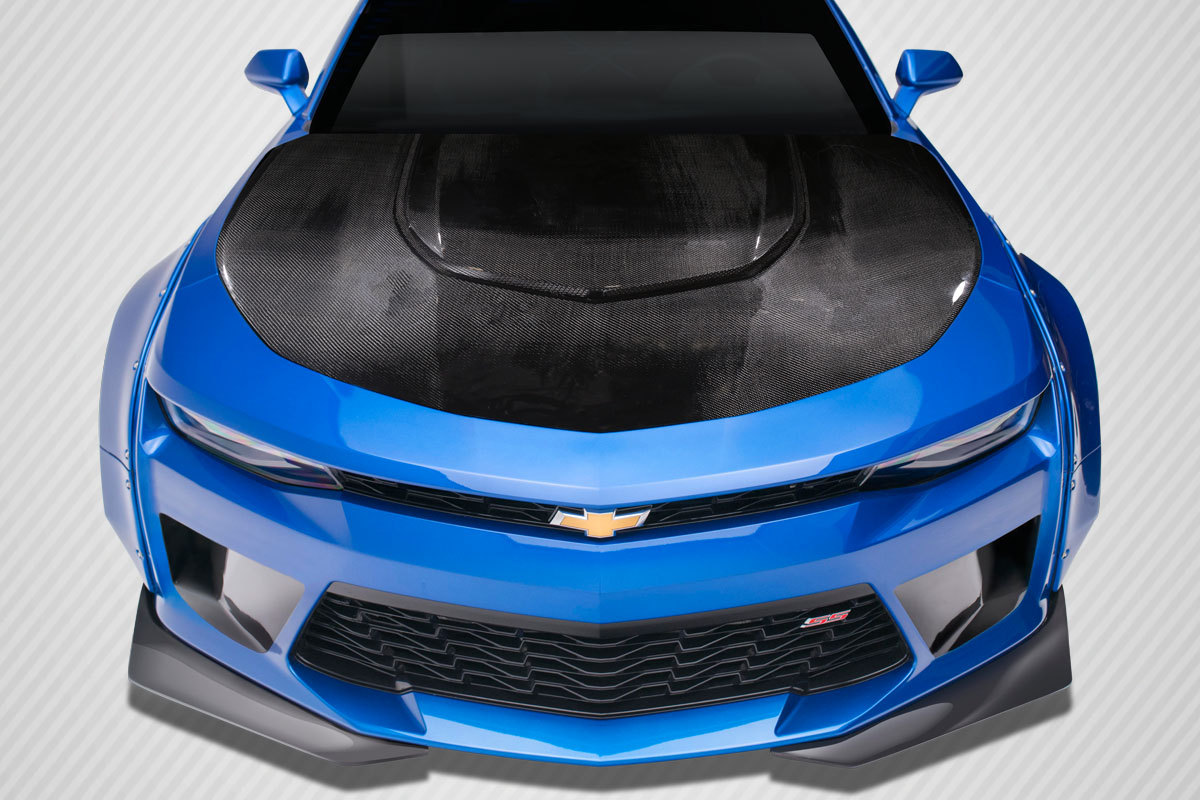 2016 Chevrolet Camaro 0 Carbon Fiber Hood Body Kit - 2016-2018