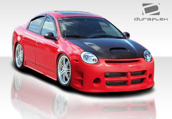 2003-2005 Dodge Neon Duraflex Viper Body Kit - 4 Piece - Includes Viper Front Bumper Cover (103931) Viper Side Skirts Rocker Panels (103929) Viper Rear Bumper Cover (103932)