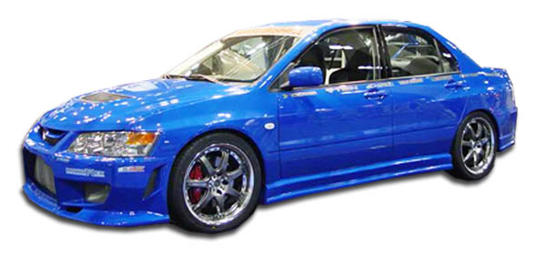 2005 Mitsubishi Evolution Sideskirts Body Kit - 2003-2006 Mitsubishi ...