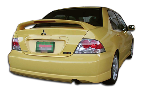 2004-2007 Mitsubishi Lancer Duraflex Rally Rear Lip Under Spoiler Air Dam - 1 Piece