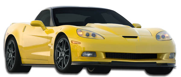 2005-2013 Chevrolet Corvette C6 Duraflex ZR Edition Wide Body Kit - 11 Piece - Includes ZR Edition Front Bumper Cover (105766) ZR Edition Front Lip Under Spoiler Air Dam (105767) ZR Edition Side Skirts Rocker Panels (105769) ZR Edition Rear Diffuser (1056