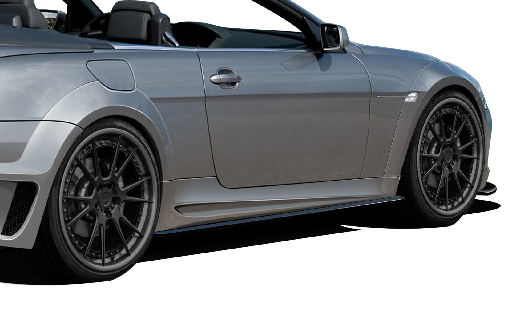 2004 BMW 6 Series 2DR Fiberglass+ Fender Flare Body Kit - 2004-2010 BMW 6 Series E63 E64 2DR Convertible AF-2 Wide Body Fender Flares ( GFK ) - 4 Piece