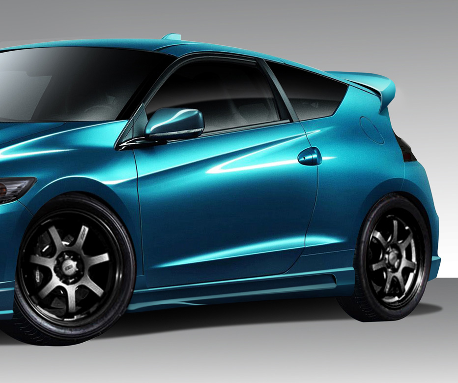 2011-2016 Honda CR-Z Duraflex C-Blaze Side Skirt Rocker Panels - 2 Piece