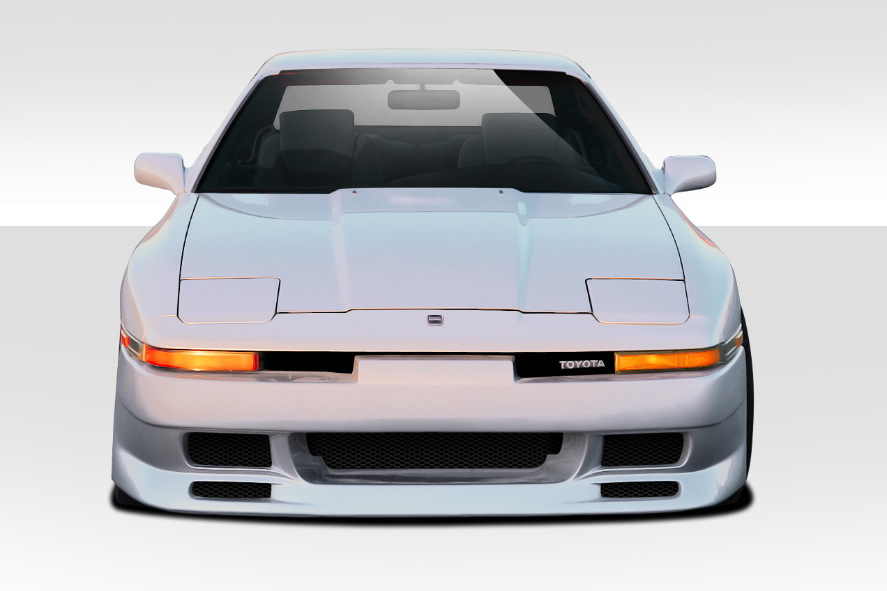 1 Piece for 1986-1992 Toyota Supra Duraflex Evo Front Bumper Cover.