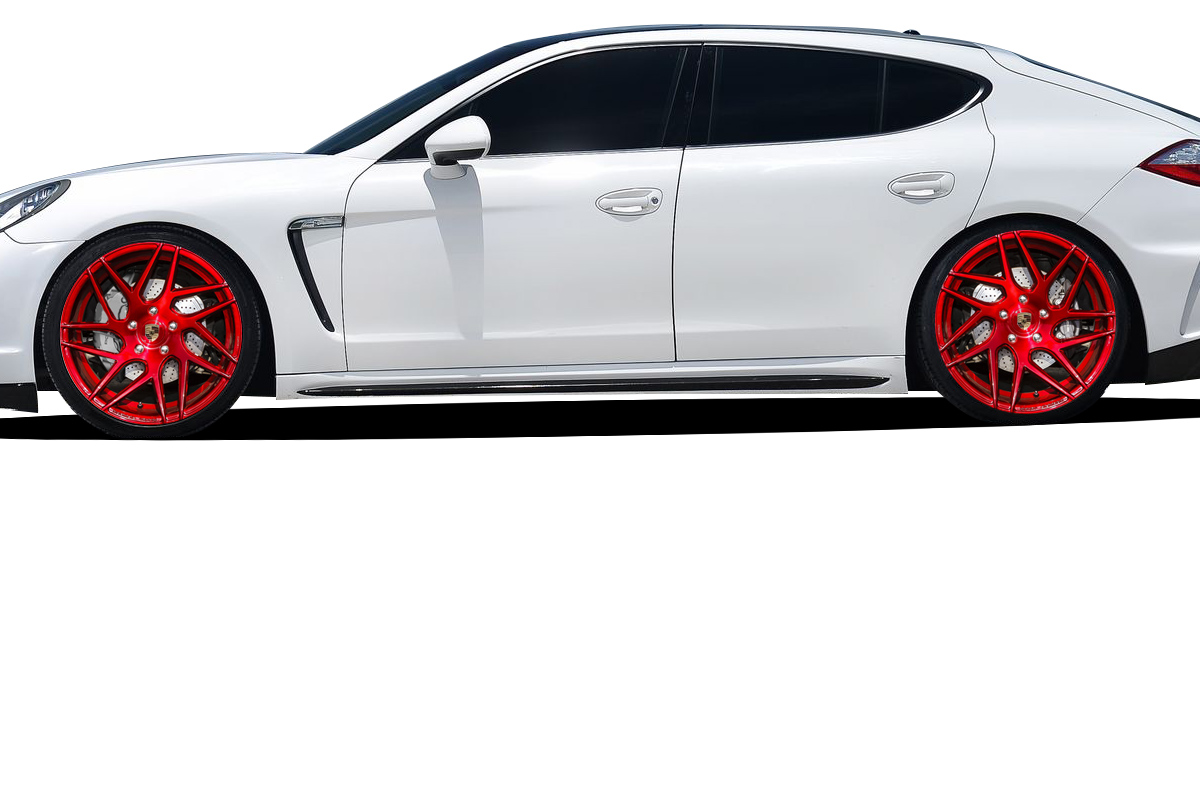 Fiberglass+ Sideskirts Body Kit for 2010 Porsche Panamera 0  - 2010-2016 Porsche Panamera AF-2 Side Skirts - 2 Piece ( GFK )