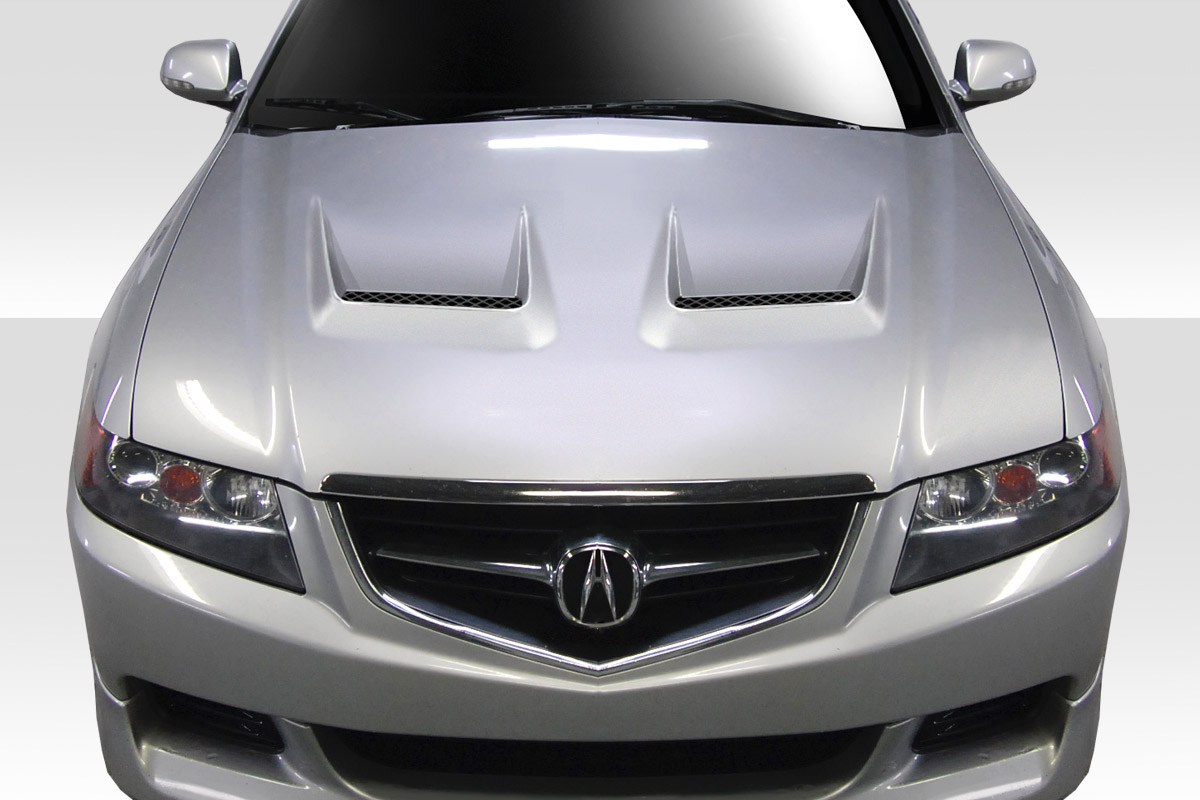 2004 Acura TSX 0 Fiberglass+ Hood Body Kit - 2004-2005 Acura TSX Duraflex Jupiter Hood - 1 Piece