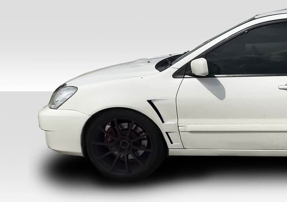 Fiberglass+ Fender Body Kit for 2004 Mitsubishi Lancer 0  - 2004-2007 Mitsubishi Lancer Duraflex GTC Fenders - 2 Piece