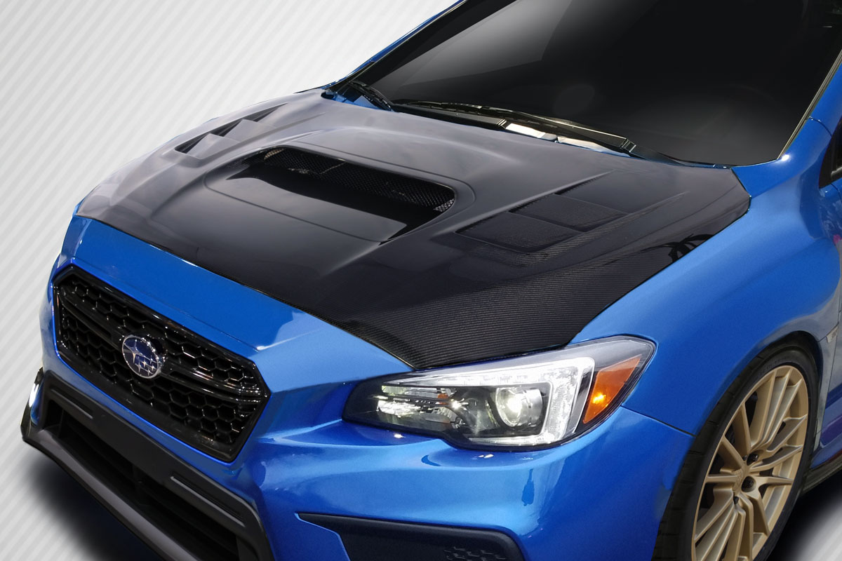 carbon fiber wrx hood